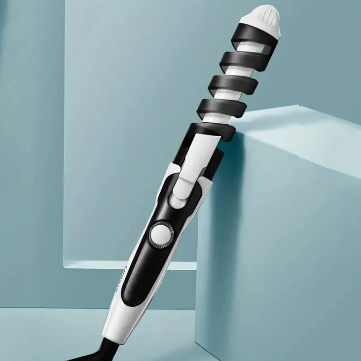 Portable Professional Spiral Curling Iron for Hair Styling