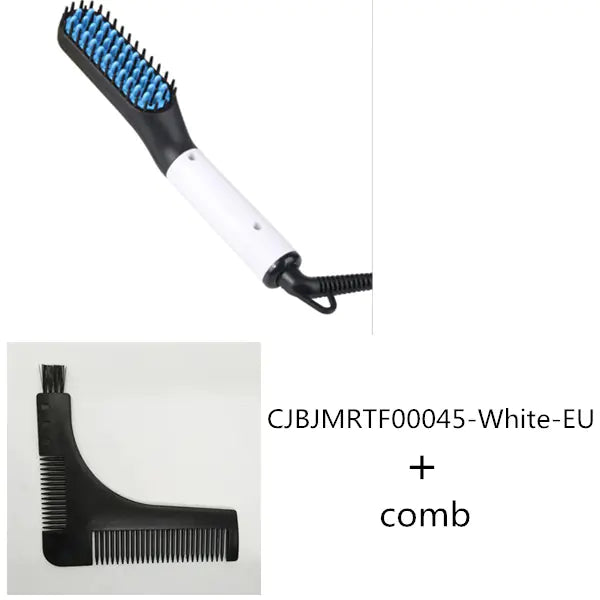 Men's Multifunctional Hair Straightening and Styling Comb