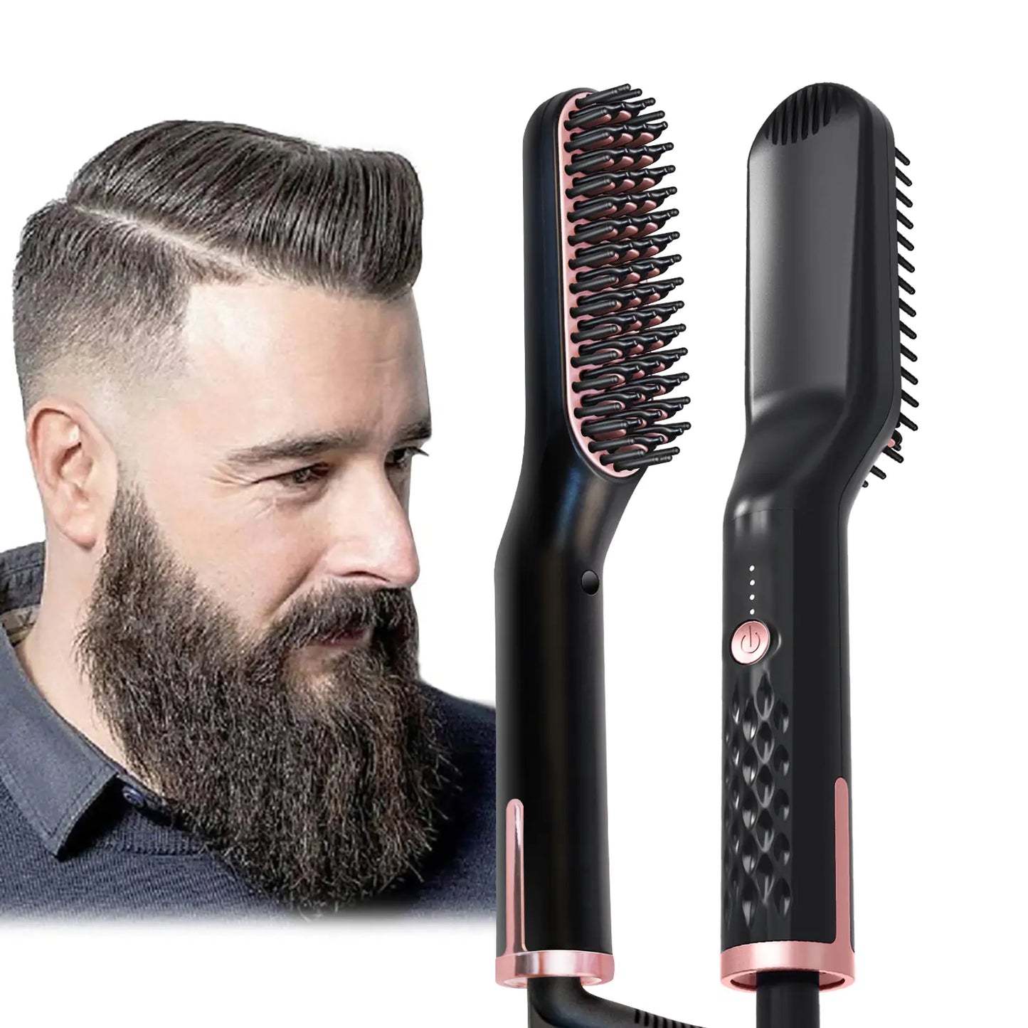 Men's Multifunctional Hair Straightening and Styling Comb