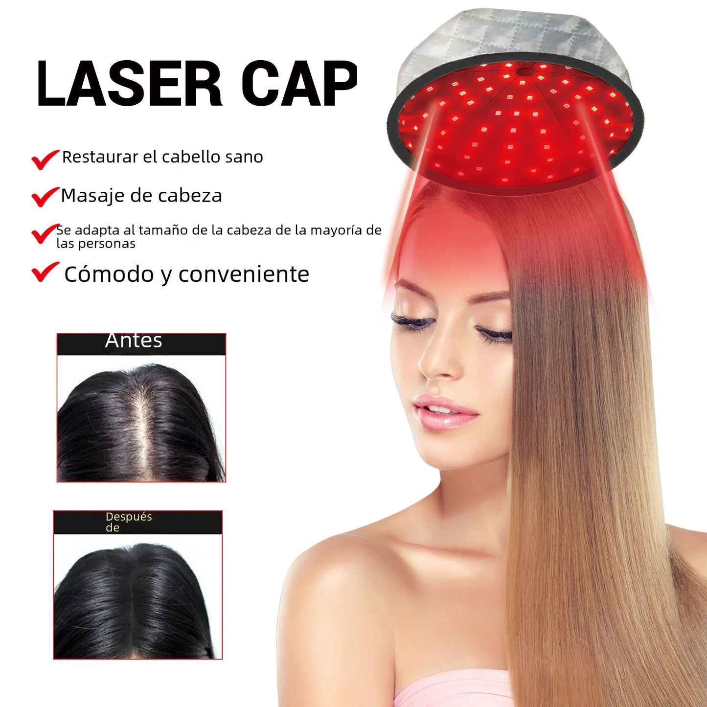 Houkea Electric Heating Cap for Hair Care and Repair