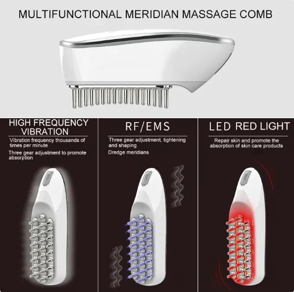 Red Light Scalp Massage Comb