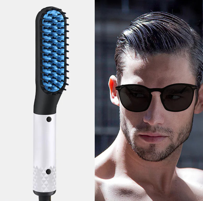 Men's Multifunctional Hair Straightening and Styling Comb