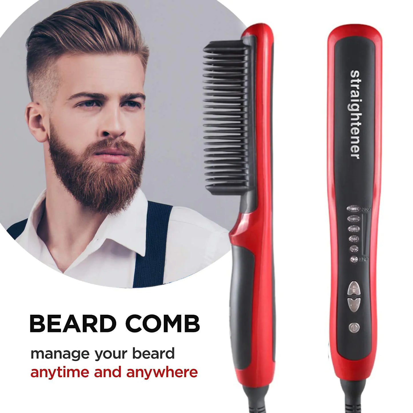 Straightening Brush and Hair Tools for Styling