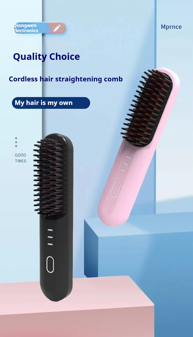 Dual-Purpose  Rolling and Straightening Brush