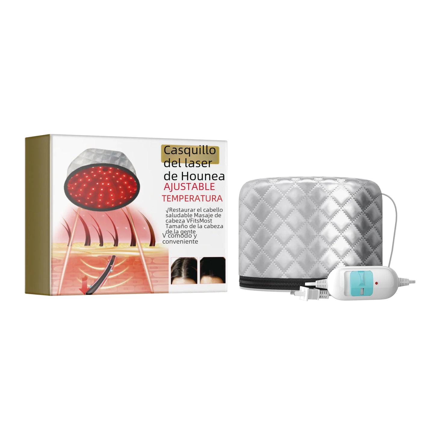 Houkea Electric Heating Cap for Hair Care and Repair