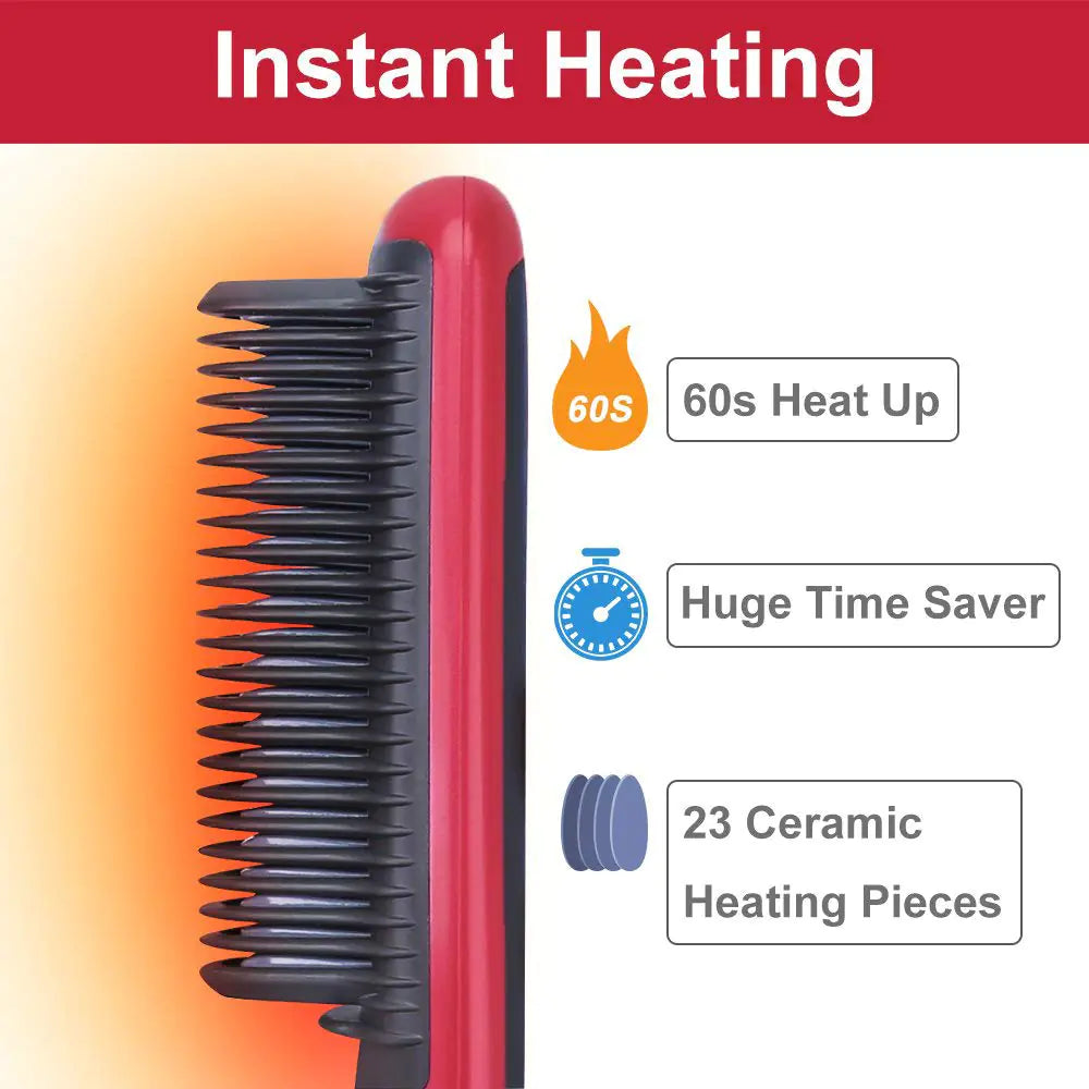 Straightening Brush and Hair Tools for Styling
