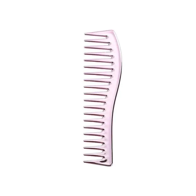 Electroplated Hair Combing and Styling Comb for Men