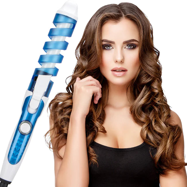 Portable Professional Spiral Curling Iron for Hair Styling