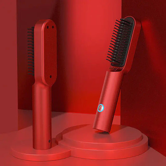 Mini Wireless Multifunctional Hair Straightening Comb