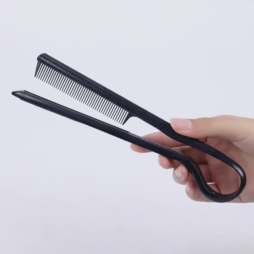 V-Type Clip Comb for Hair Styling and Straightening