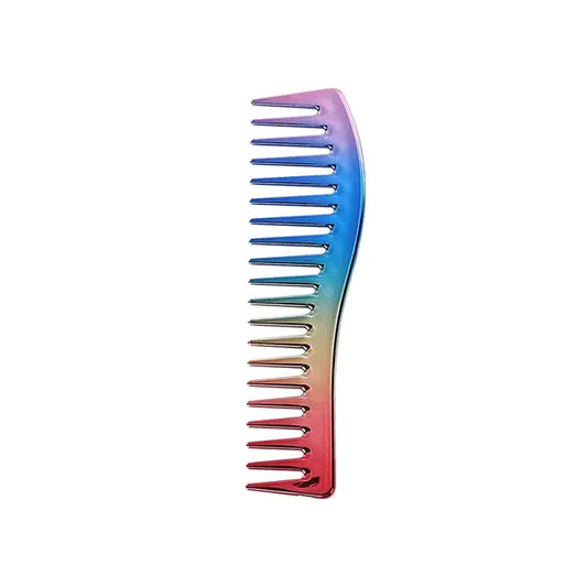 Electroplated Hair Combing and Styling Comb for Men