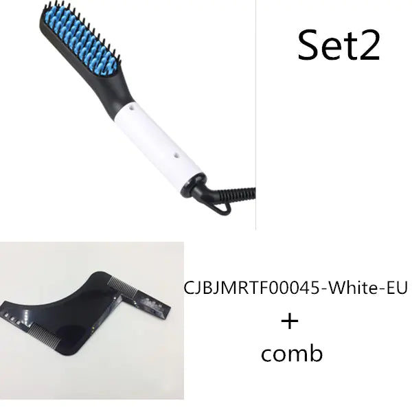 Men's Multifunctional Hair Straightening and Styling Comb
