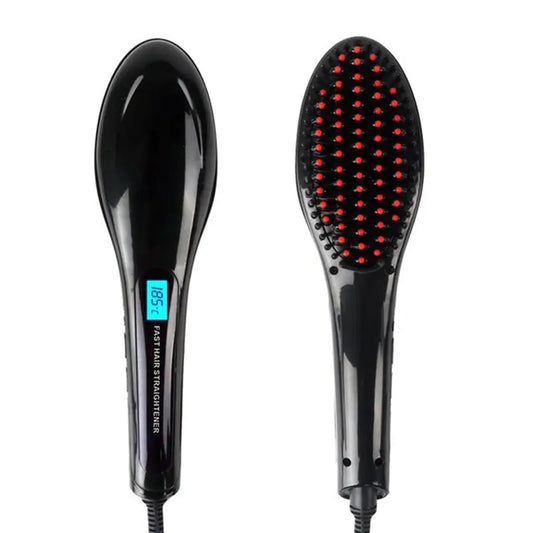 Ceramic Straightening Brush for Hair Styling Tool
